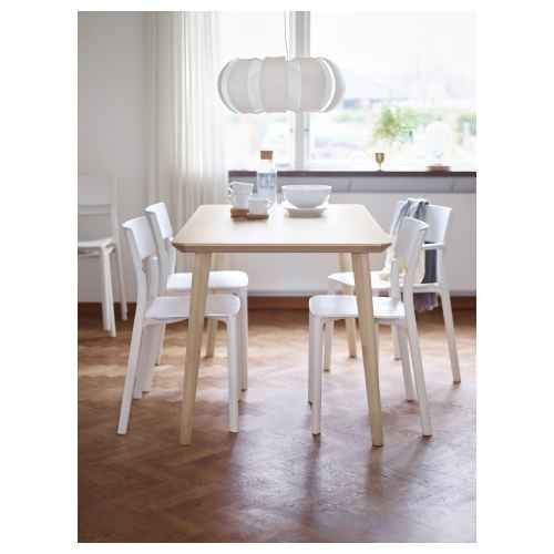IKEA LISABO Table, ash veneer, 140x78 cm | Dining Tables